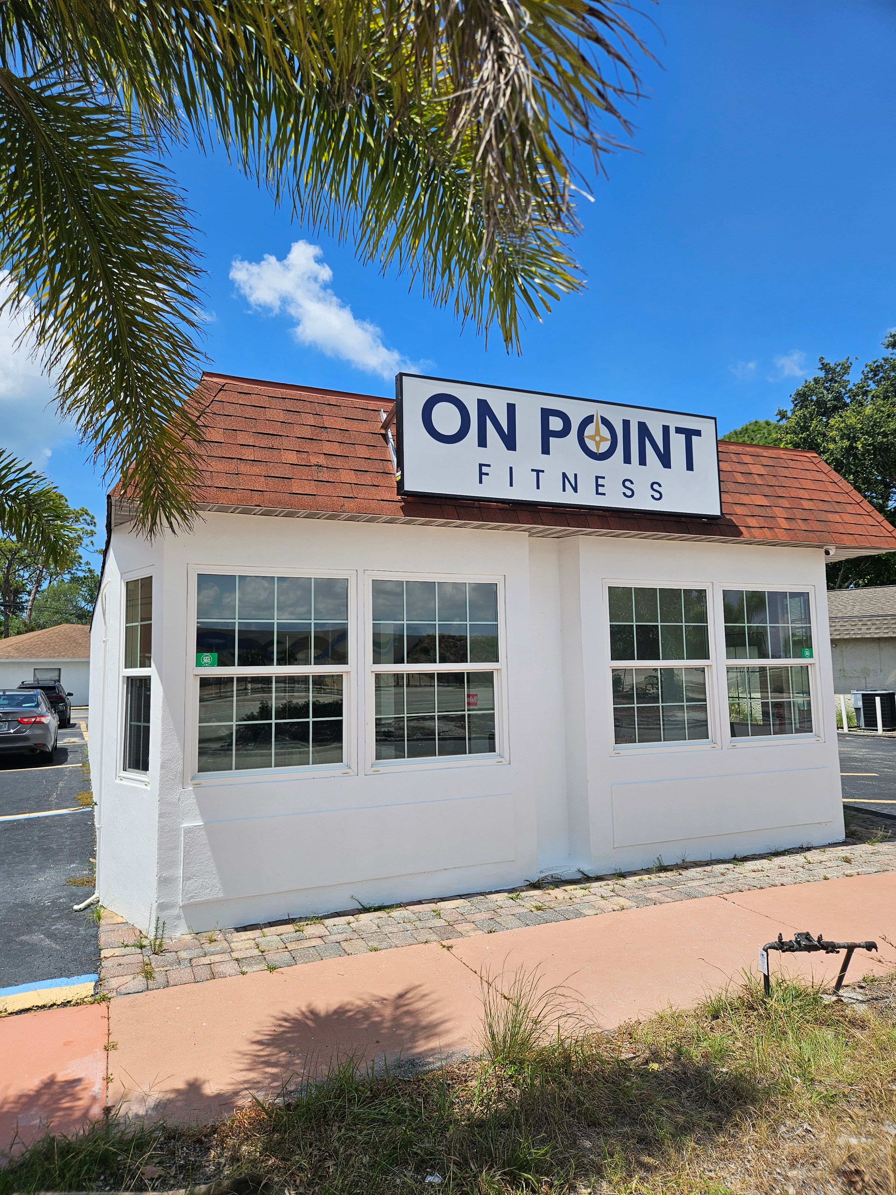 Interior view of On Point Fitness private training studio in Sarasota.